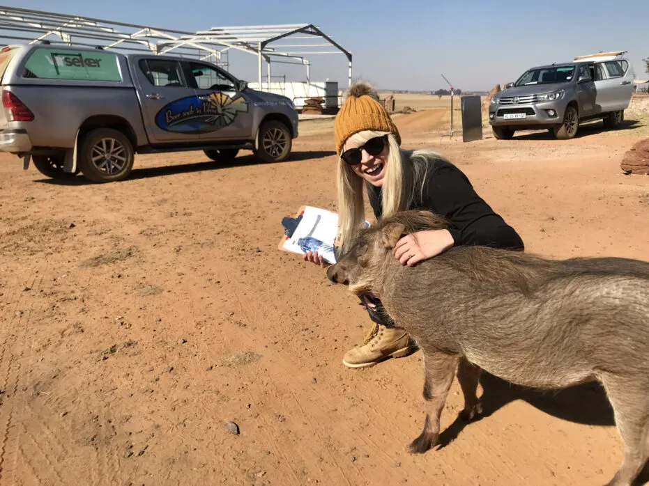 Op die stel van Boer Soek 'n Vrou.