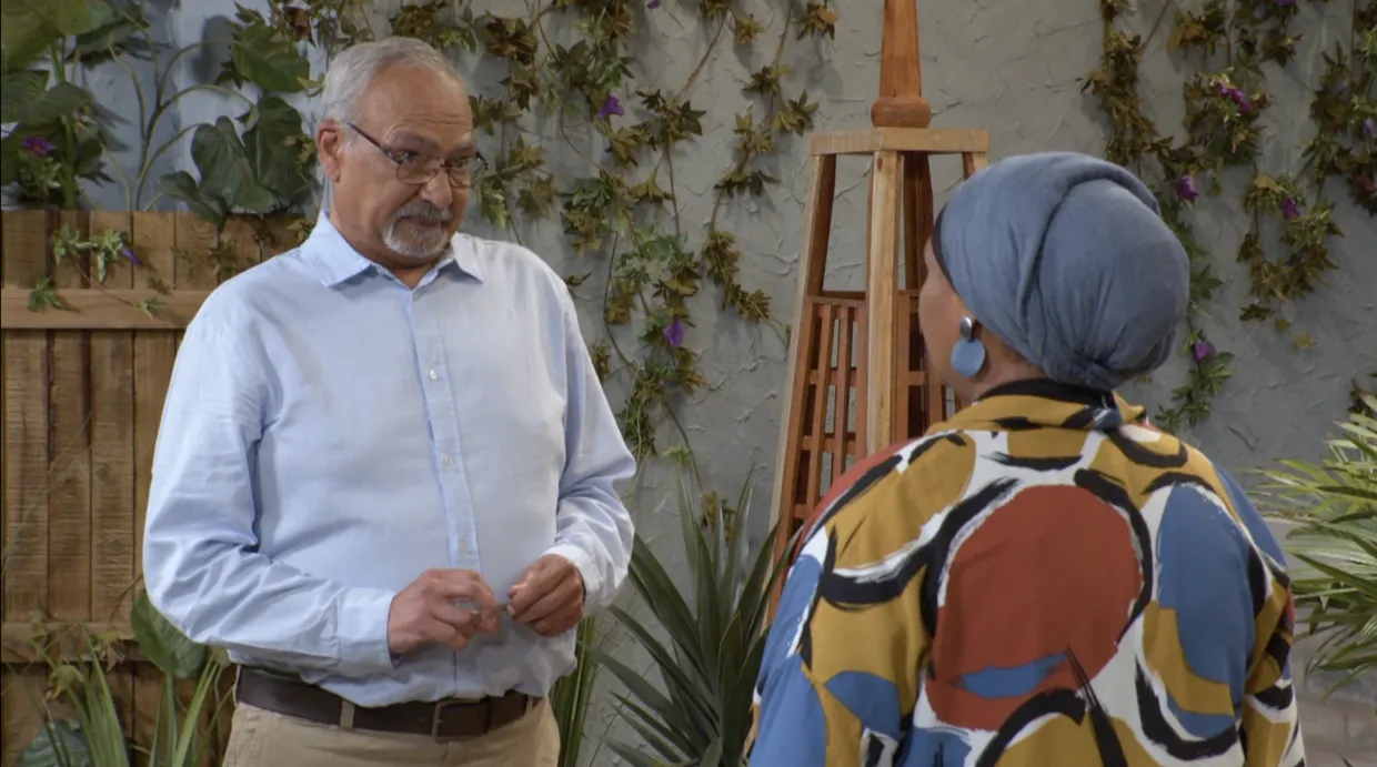 Royston Stoffels as Sammy in Suidooster, Mymoena se moontlike nuwe liefdesmaat.